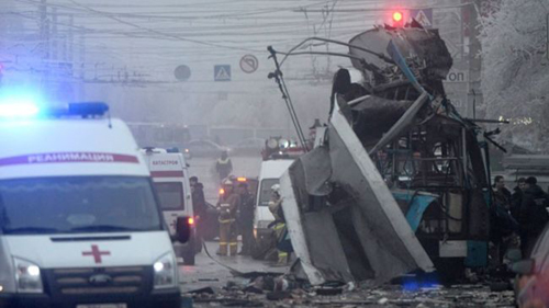 Vụ đánh bom xe điện chở khách ở phía nam thành phố Volgograd sáng 30/12 làm ít nhất 14 người thiệt mạng.